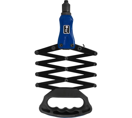 Заклепочник КОБАЛЬТ 810 мм, рычажно-складной, усиленный алюминиевый корпус, заклепки 2,4-3,2-4,0-4,8