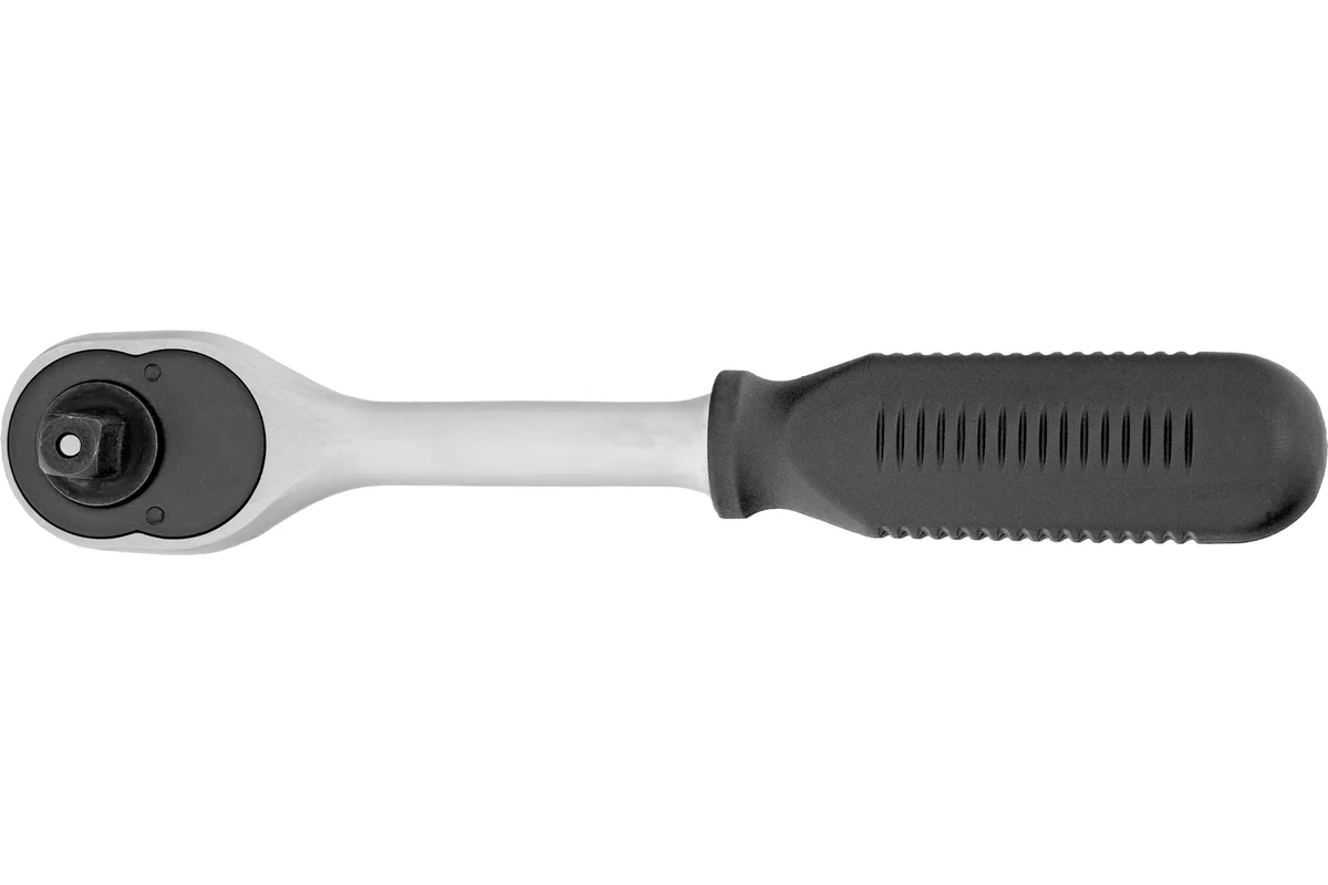 Ключ-трещотка 3/8", 45 зубьев, с быстрым сбросом, CrV, хром// Сибртех