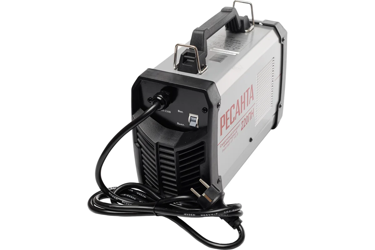 РЕСАНТА, САИ-220ПН. Инверторный сварочный аппарат пониж. напр., 140-260В, 30А, 10-220А, 5мм