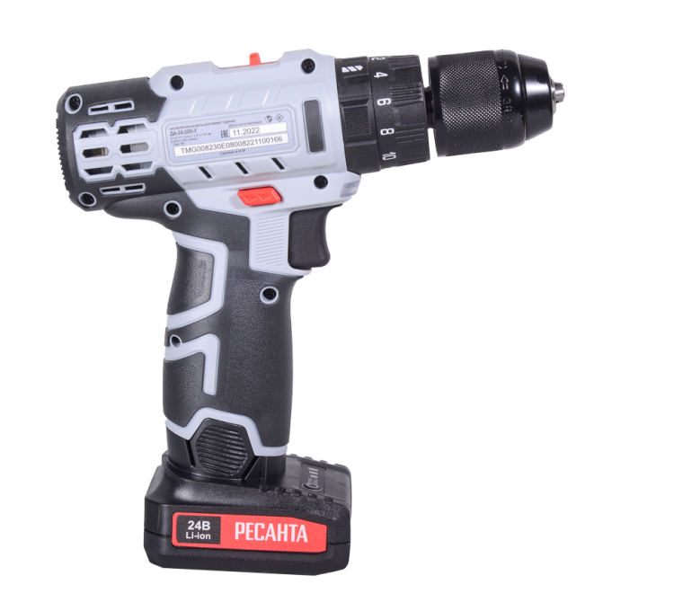 РЕСАНТА ДА-24-2ЛК-У Шуруп. акк. ударн, 24В 2х2,0 Ач Li-ion, 50Нм, БЗП 