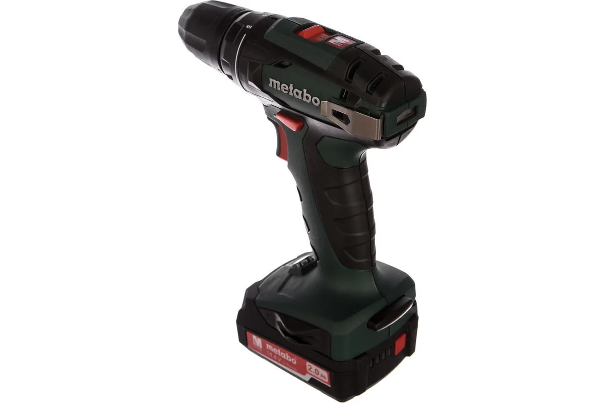 Metabo Аккум. винтоверт BS 14,4 Li, 14.4V, 2х2,0 Ач,з 20/40Нм,бзп1-10мм + н-р оснастки, кейс