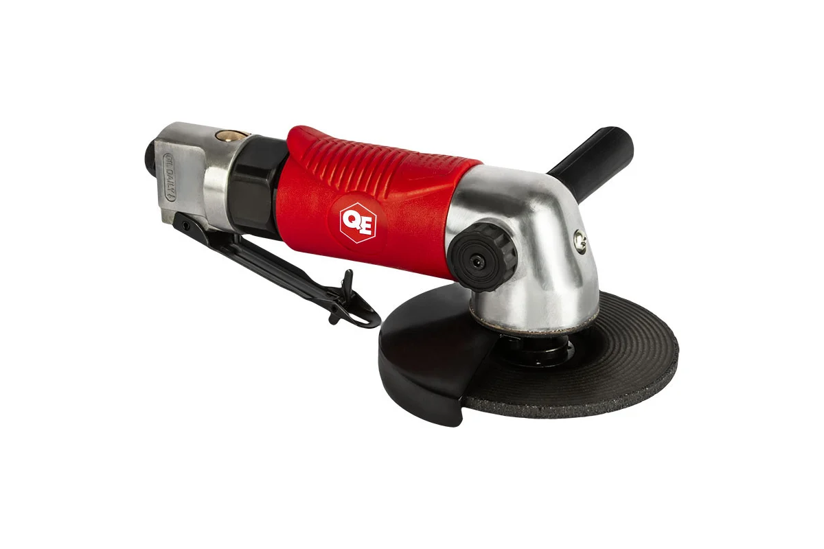 Шлифмашина пневматическая QUATTRO ELEMENTI угловая, 125 мм, 10000 об/мин, разъем EURO