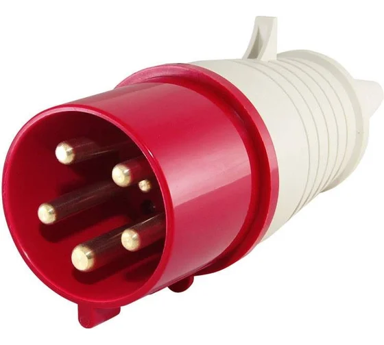 Вилка 025 3Р+РЕ+N 32А 380В IP44 TDM*