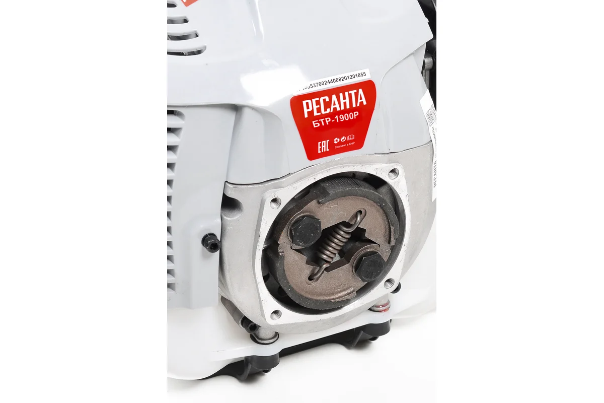 Бензотриммер РЕСАНТА БТР-1900Р 2-х тактный, мощность 1900Вт,9500об/мин, разборная штанга.