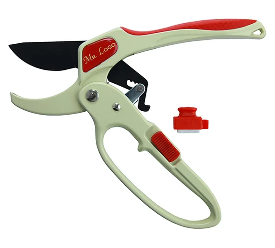 Секатор садовый с храповым механизмом Mr.Logo срез 24 мм