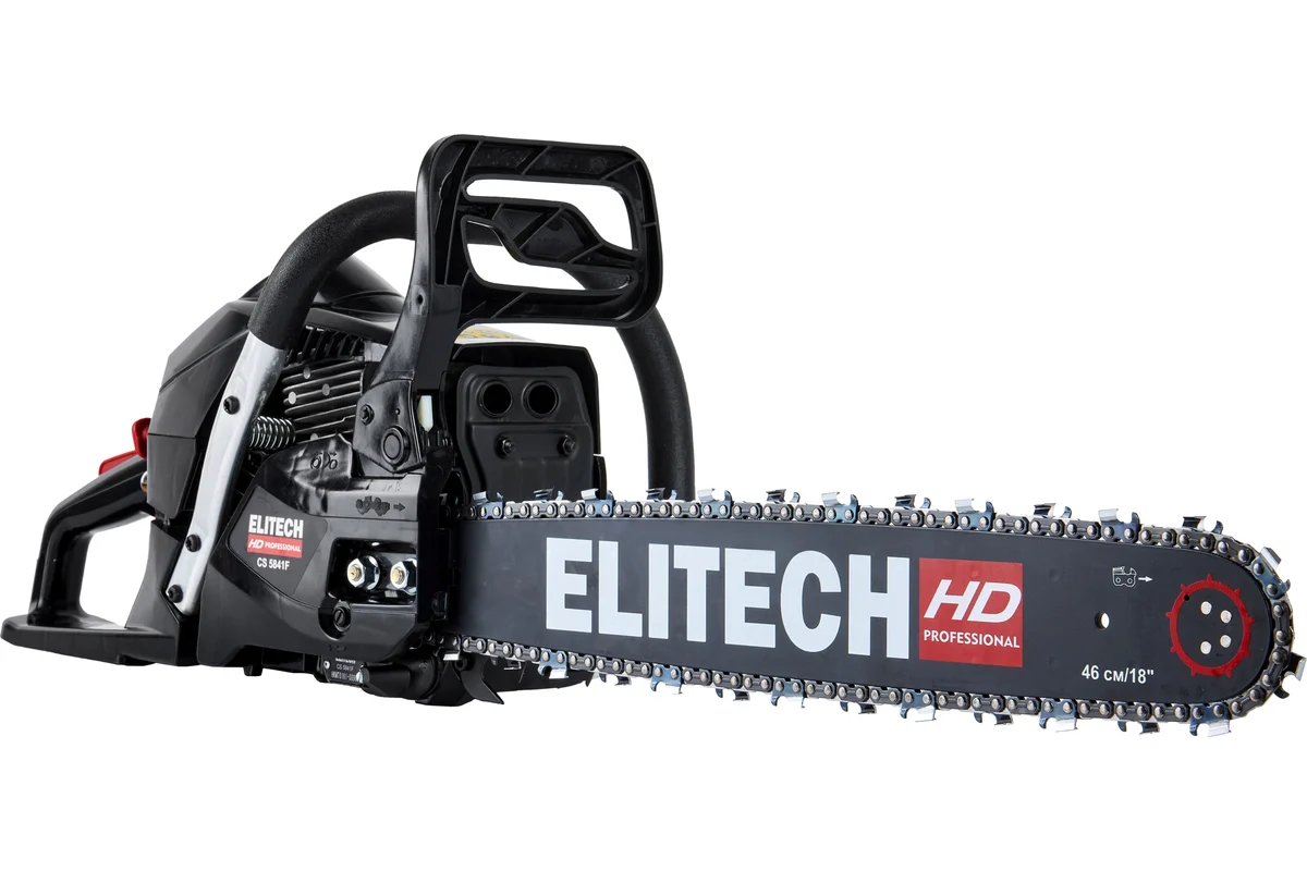 ELITECH HD CS 5841F (E1611.007.00) Бензопила,58.1см3,3.0кВт\4.1л.с.,шина 46см,3/8",1,5, 5,2кг