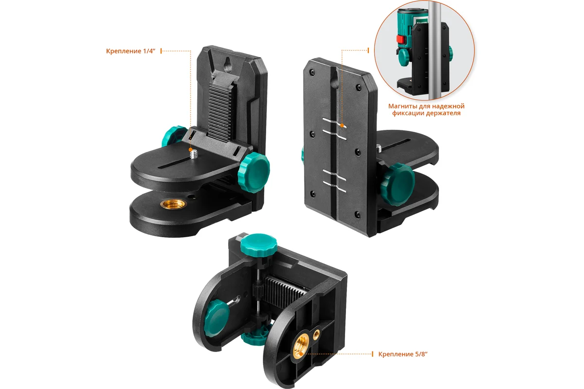 Нивелир лазерный CL 20, дальность 20м, точн. +/-0.2мм, держатель, штатив, кейс // KRAFTOOL