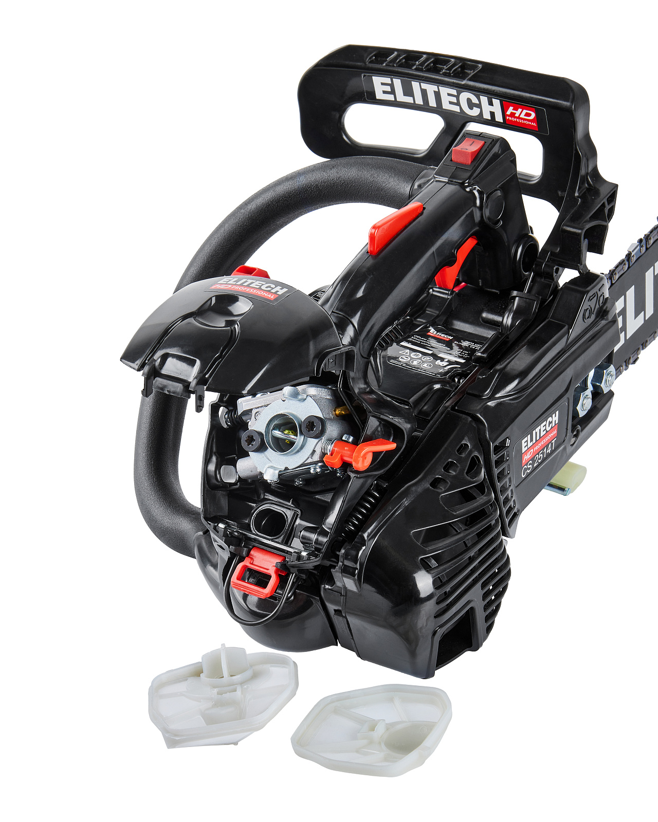 ELITECH CS 2514T (E1611.003.00) Бензопила,25см3,1.0кВт\1.2л.с.,шина30см,3200-12700об\мин,шаг-3\8",па