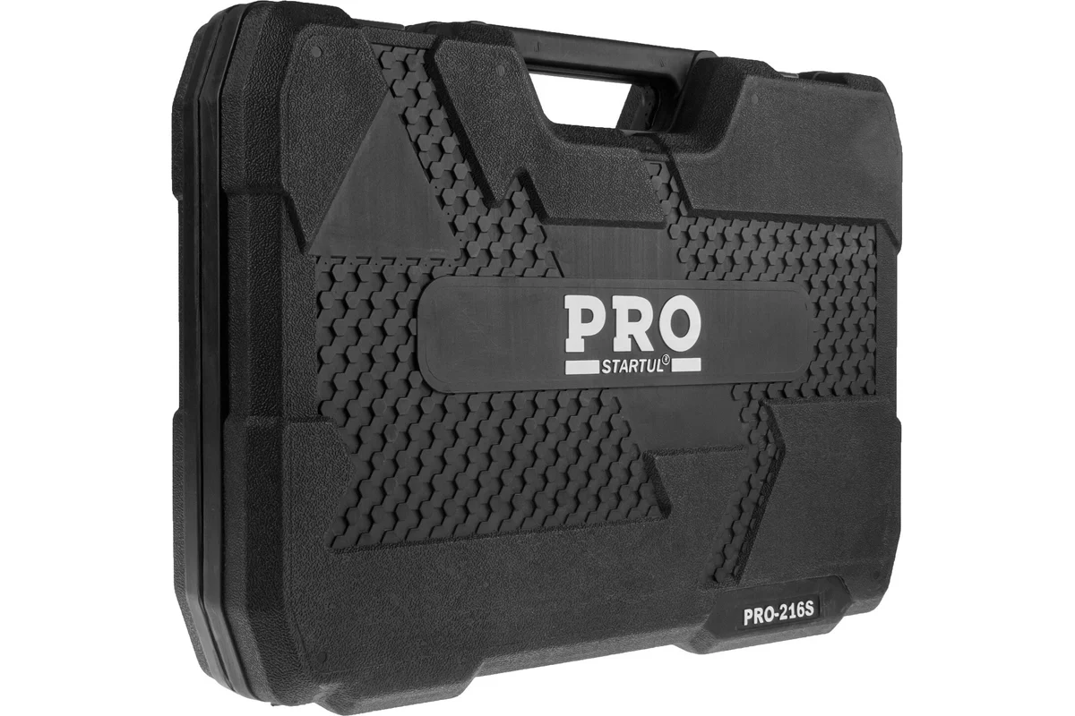 Набор головок и ключей 216пр. 1/4",3/8",1/2" PRO STARTUL STUTTGART (PRO-216S)