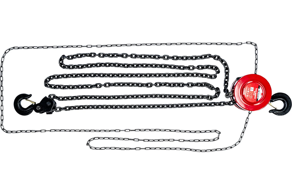 Таль цепная, 3 т, h подъема 3 м, расстояние между крюками 470 мм// Matrix