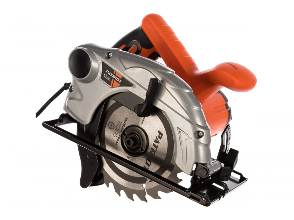Пила циркулярная PATRIOT CS 162, мощность 1200Вт, пильный диск 160х20 мм