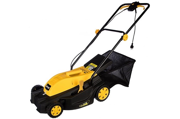 Эл.газонокосилка HUTER ELM-1800T, 1,8 кВт, ширина кошения 42 см, высота кош. 28-55 мм, травосб.45л.