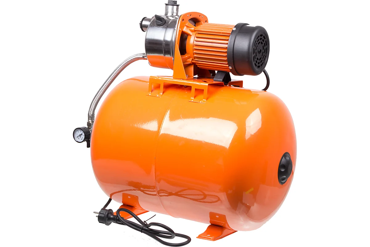 ВИХРЬ Насосная станция АСВ-1200/50Н,1,2кВт, ресивер 50л, гл. вс. 9м, h подъема 40м, 70л/мин,эжектор