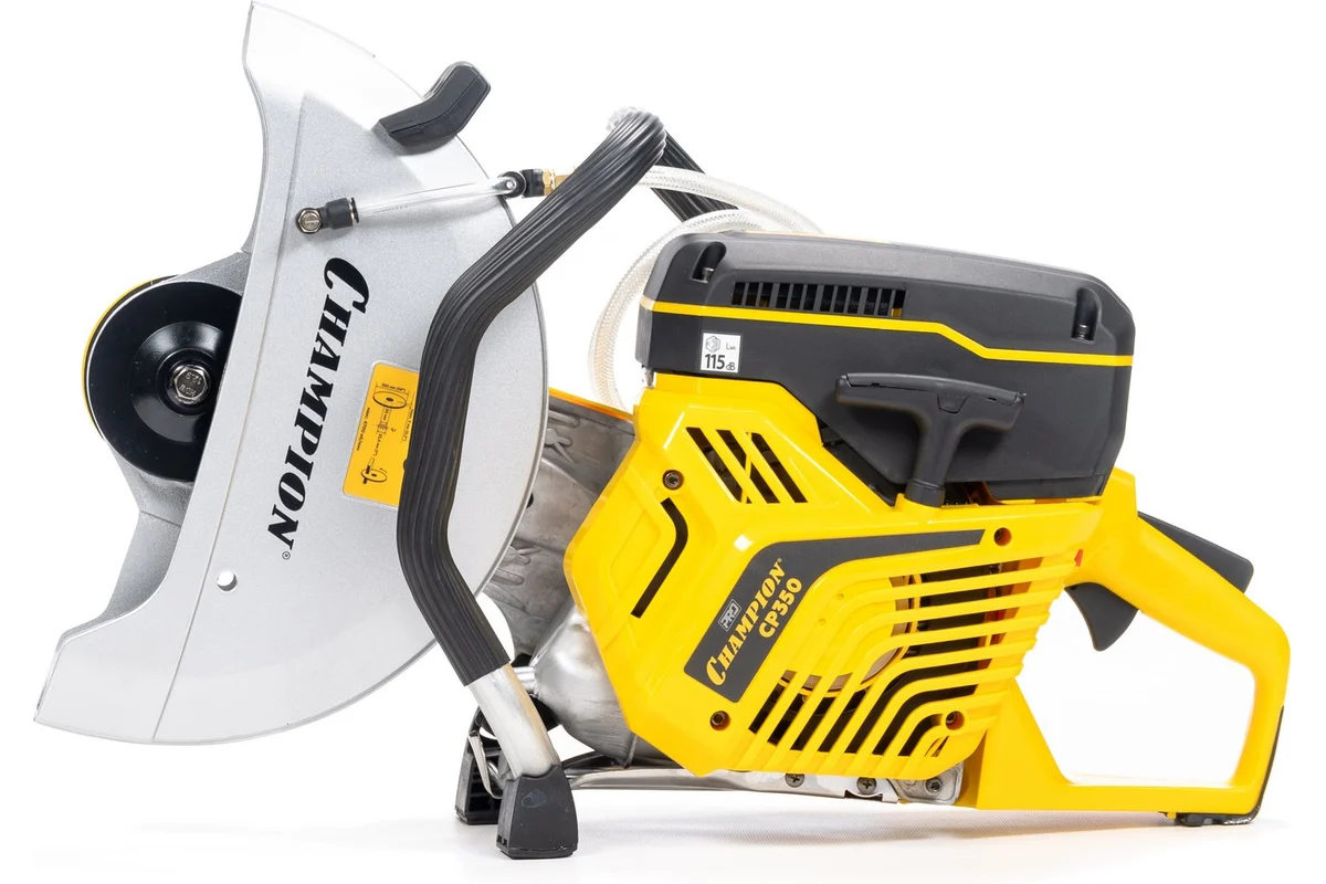 Бензорез CP350 3,5кВт 74см³ 10,1кг без диска D350мм d20/25,4 // CHAMPION 
