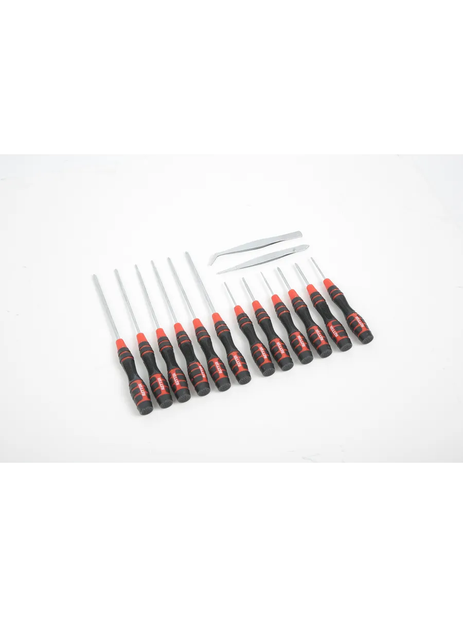 Набор отверток Ritter ля точных работ (14 предм. PH/SL; 2 пинцета) 