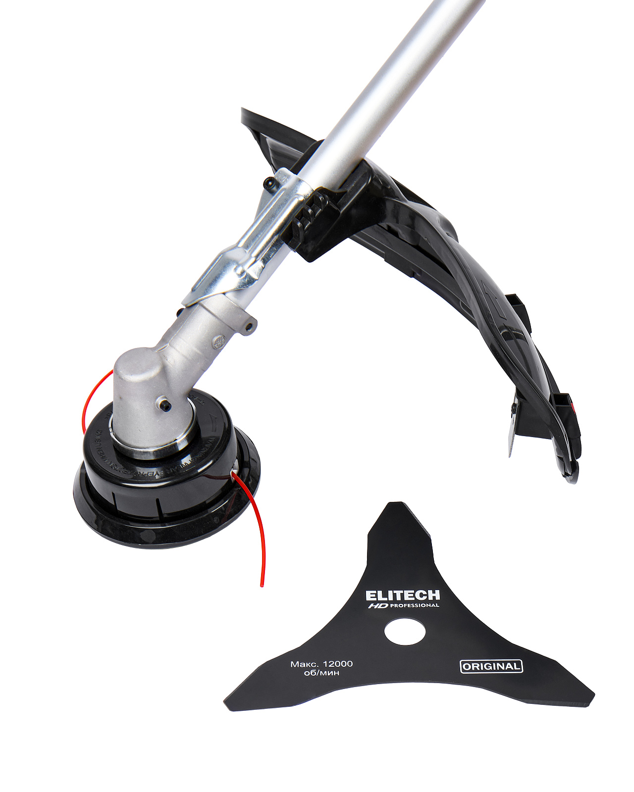 ELITECH HD BG 4222CU (E1602.013.00) Триммер бензиновый,41.5см3,2.2л.с.,т\бак0.94л,48\25см,7.3 кг,пря