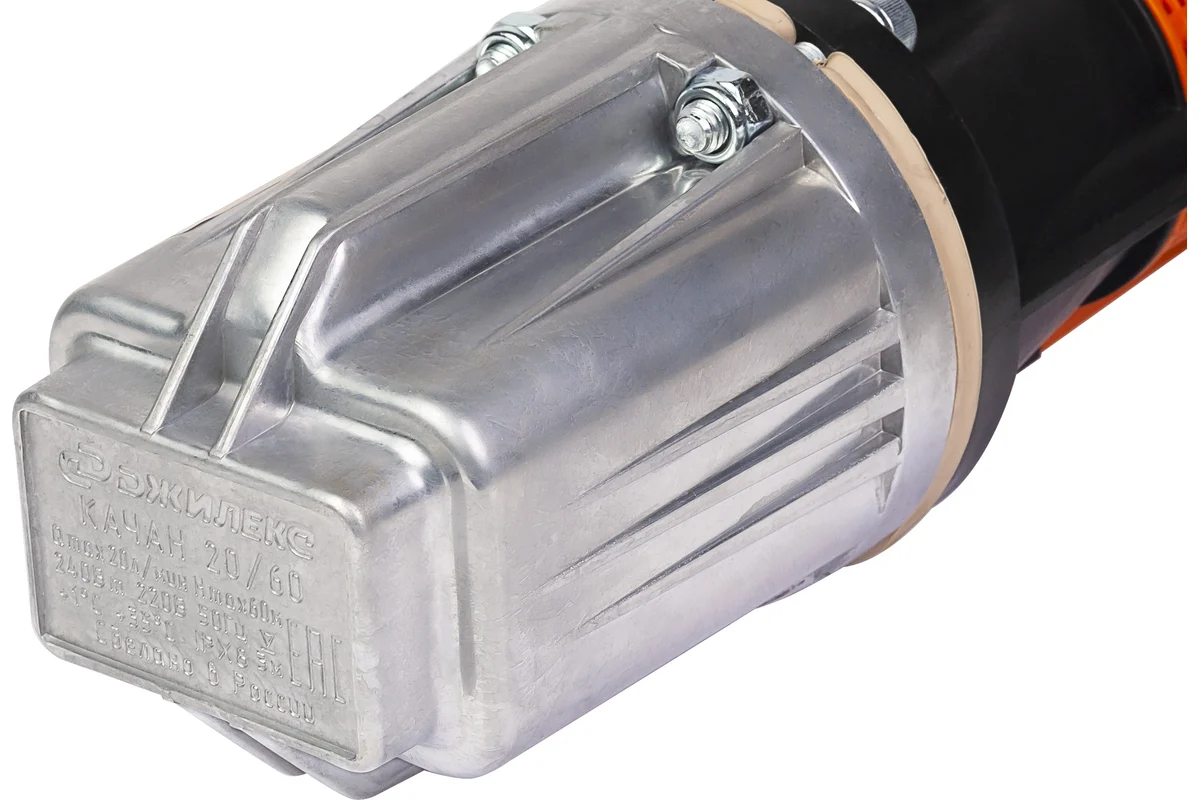 Эл. насос КАЧАН вибрационный 240Вт, 20л/мин, напор 60м, верхний забор, шнур 10м// Джилекс