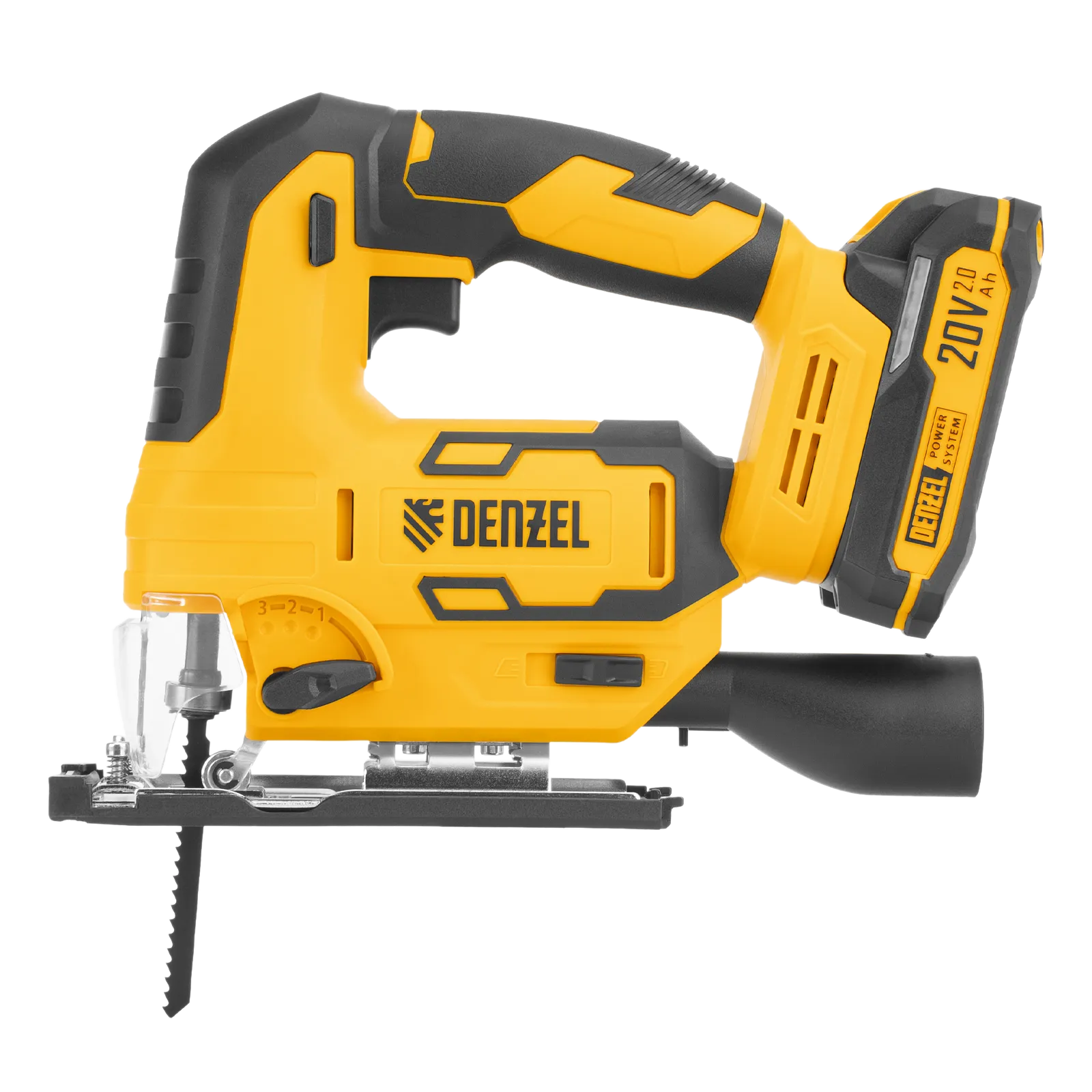 Лобзик аккумуляторный CJH-20-80, Li-Ion, 20 В// Denzel