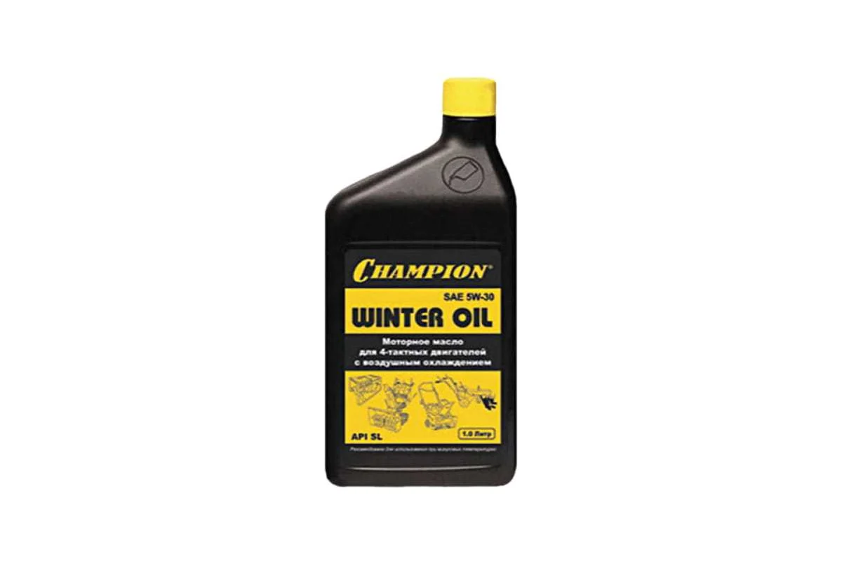 Масло для 4-тактных двигателей синтетическое зимнее CHAMPION SAE 5W30 API SL/CF 1л