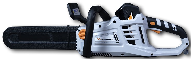 Аккумуляторная цепная мотопила VILLARTEC SA40, 40 В, шина 14", цепь 3/8"1,1 52зв., без акк. и ЗУ