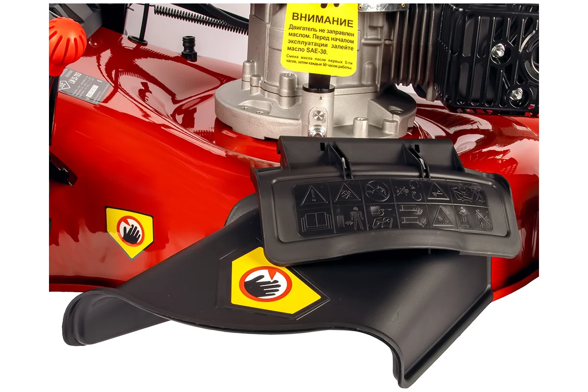 Газонокосилка бензиновая DDE LM 46-60 D (4,5 л.с., ширина 46 см, высота 25-75 мм, сбор-к 60 л, самох