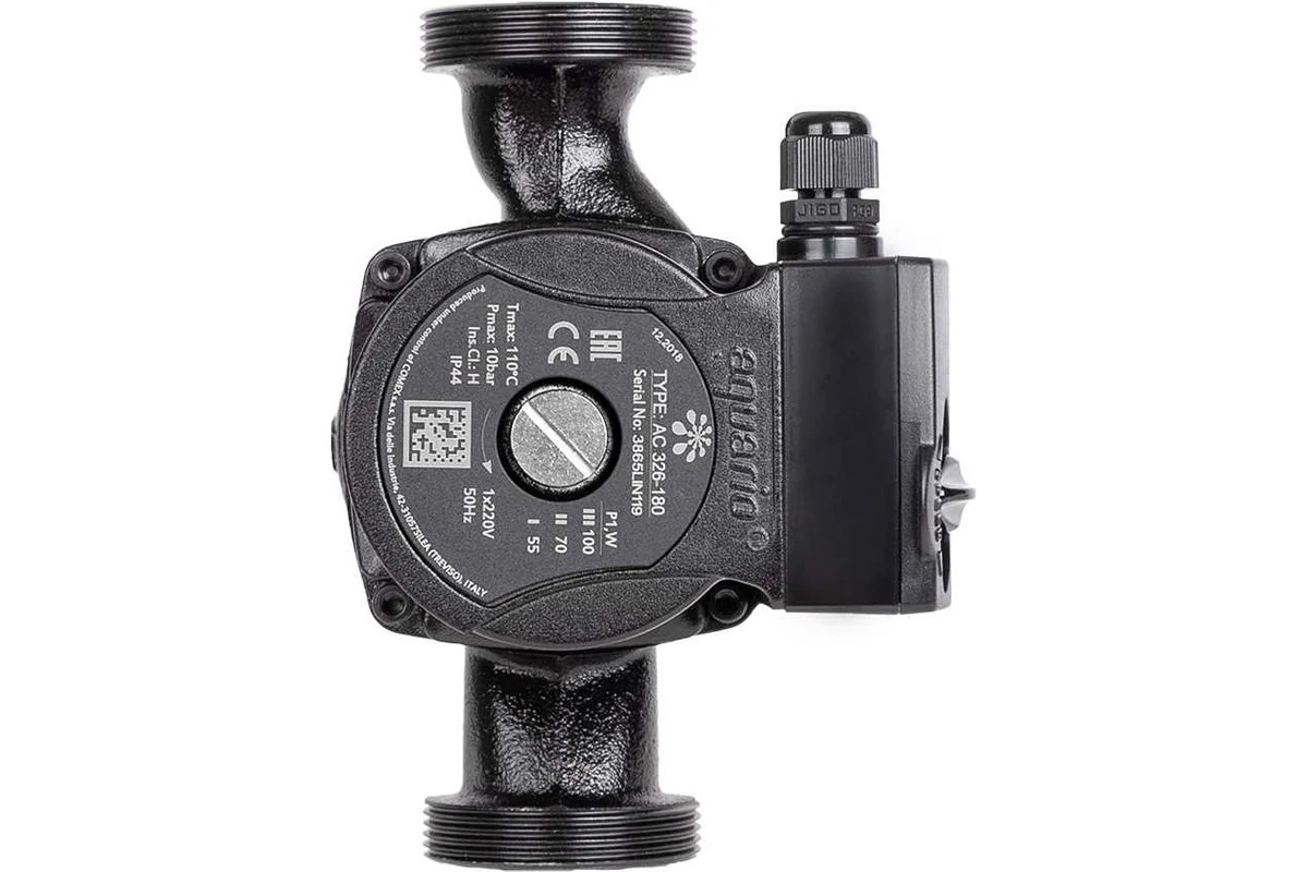 Насос циркуляц.  AС326-180", 100Вт, выс. под. 6м, 60л/мин. (5326) //AQUARIO