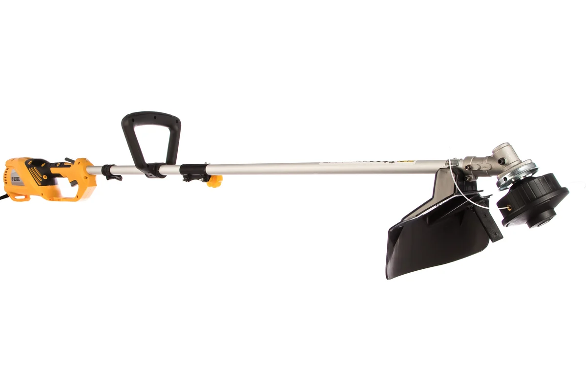 Триммер электрический TE-1200, 1200 Вт, 380 мм, катушка, диск, разборная штанга// Denzel