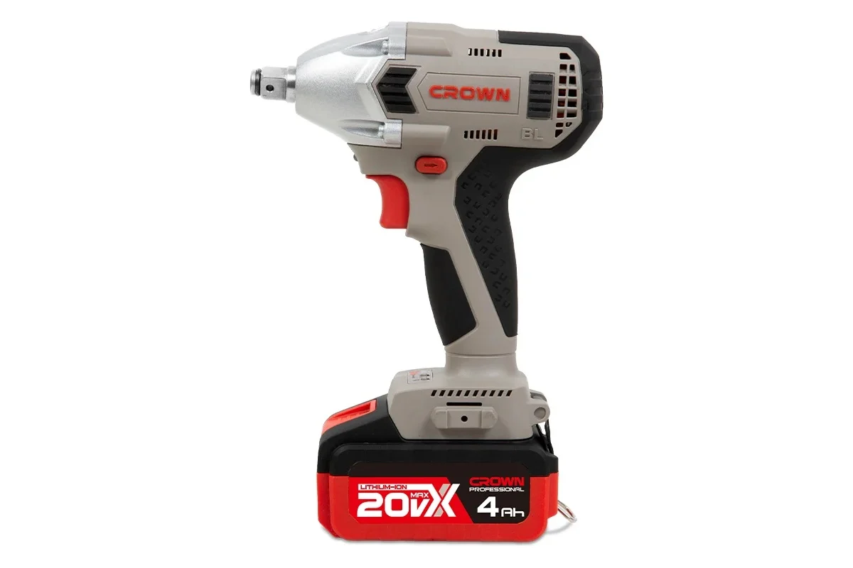 Аккумуляторный ударный б/щ гайковерт CROWN CT22015HX-4 TB