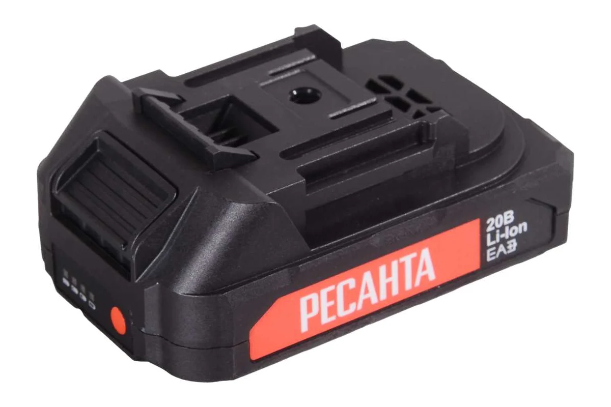 Дрель-шуруповерт аккумуляторная ДА-20-2ЛК-БП (2,0 А/ч) (бесщеточный двигатель, 70Нм) Ресанта