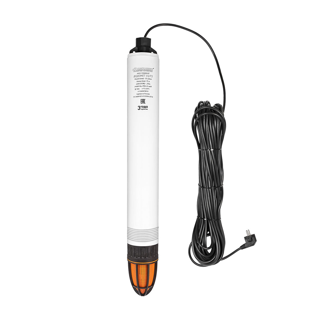 Эл. насос Водомет ПРОФ 55/75 скважинный //Джилекс