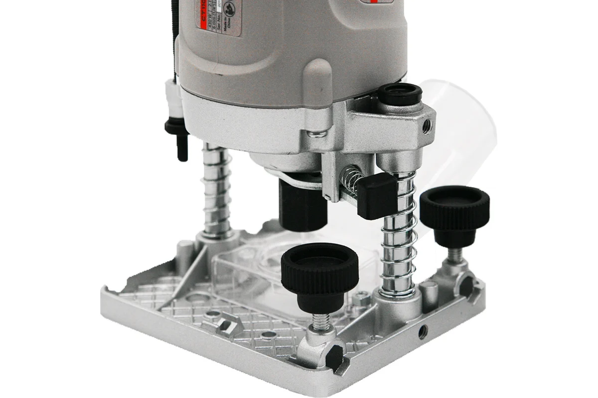 Кромочно-петлевой фрезер CROWN CT11020, 430Вт, 26000об/мин, цанга 6мм