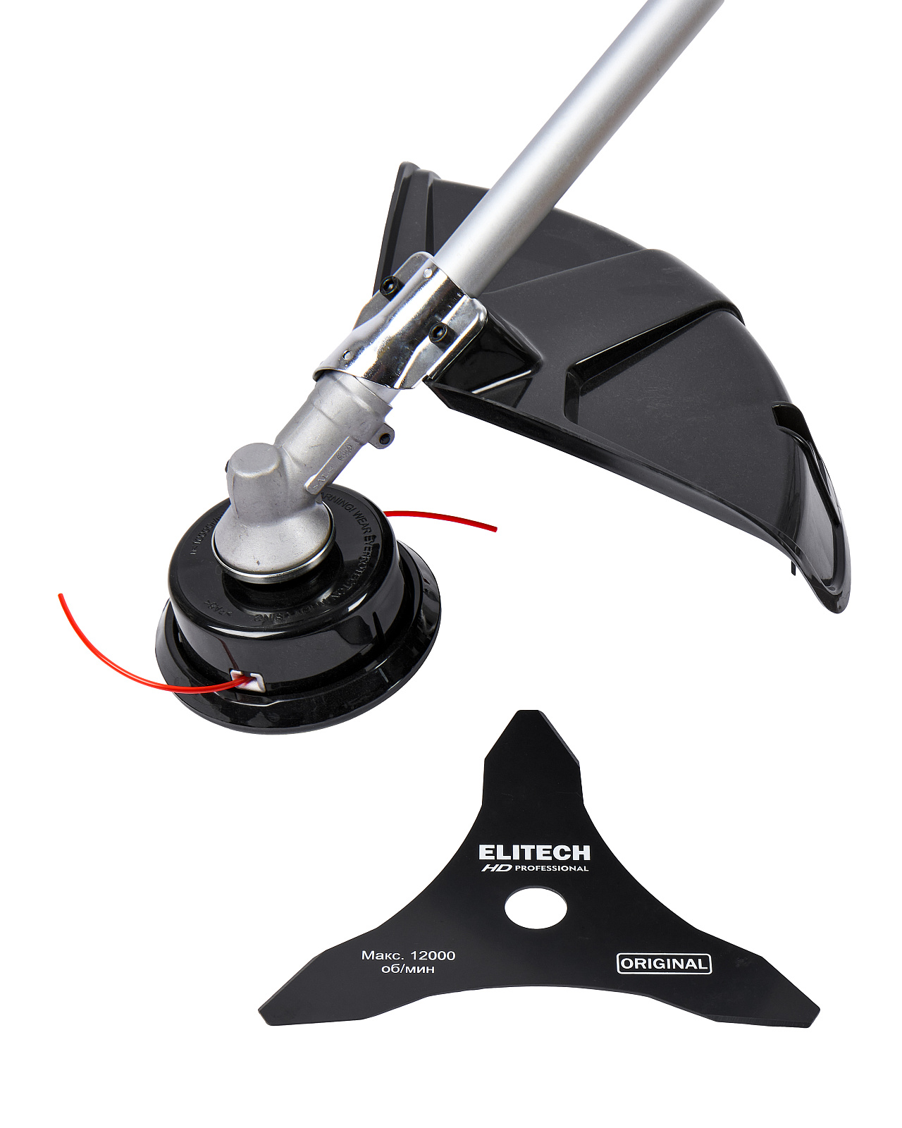 ELITECH HD BG 2511CU (E1602.012.00)Триммер бензиновый,25.4см3,1.1л.с.,т\бак0.45л,42\25см,5.1 кг,прям