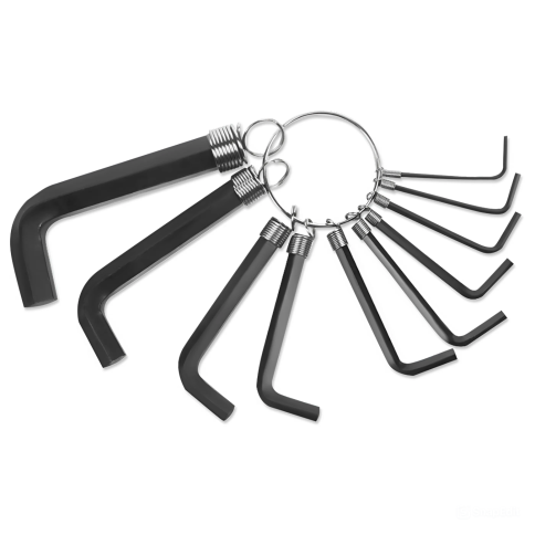 Набор ключей торцевых шестигранных 10 предметов (1.5-10 мм) JT HKSJ-10R