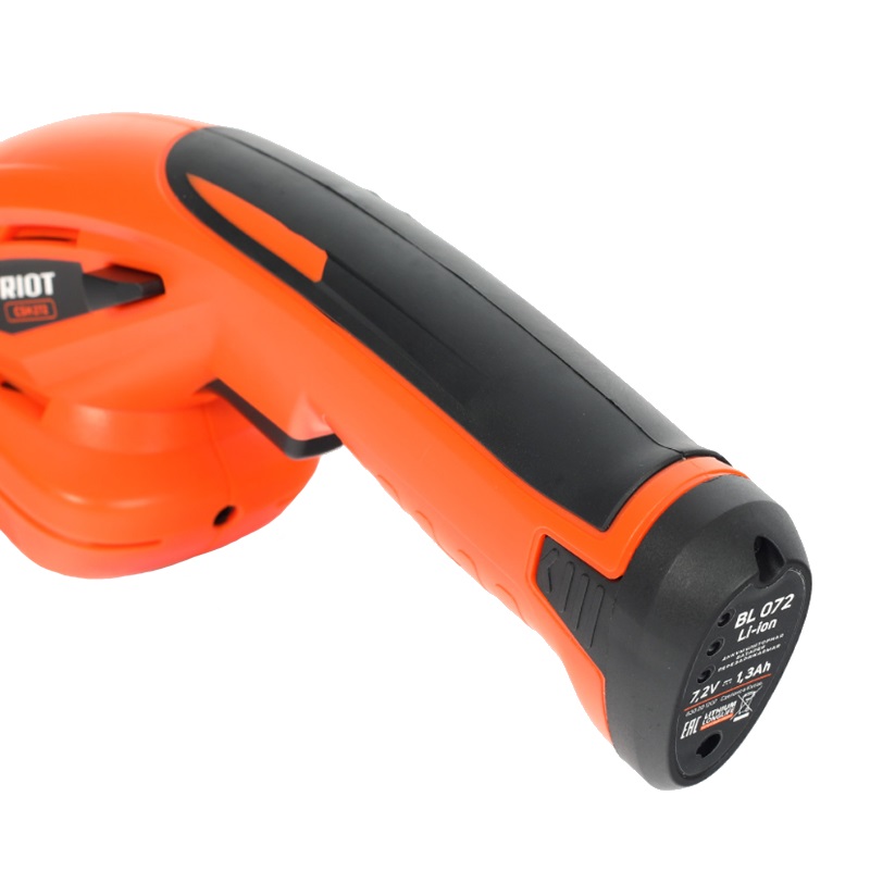 Ножницы-кусторез аккумуляторные PATRIOT CSH 272 7,2В с 1акб 2Ач и зу,ножницы для травы 90мм,ножи кус