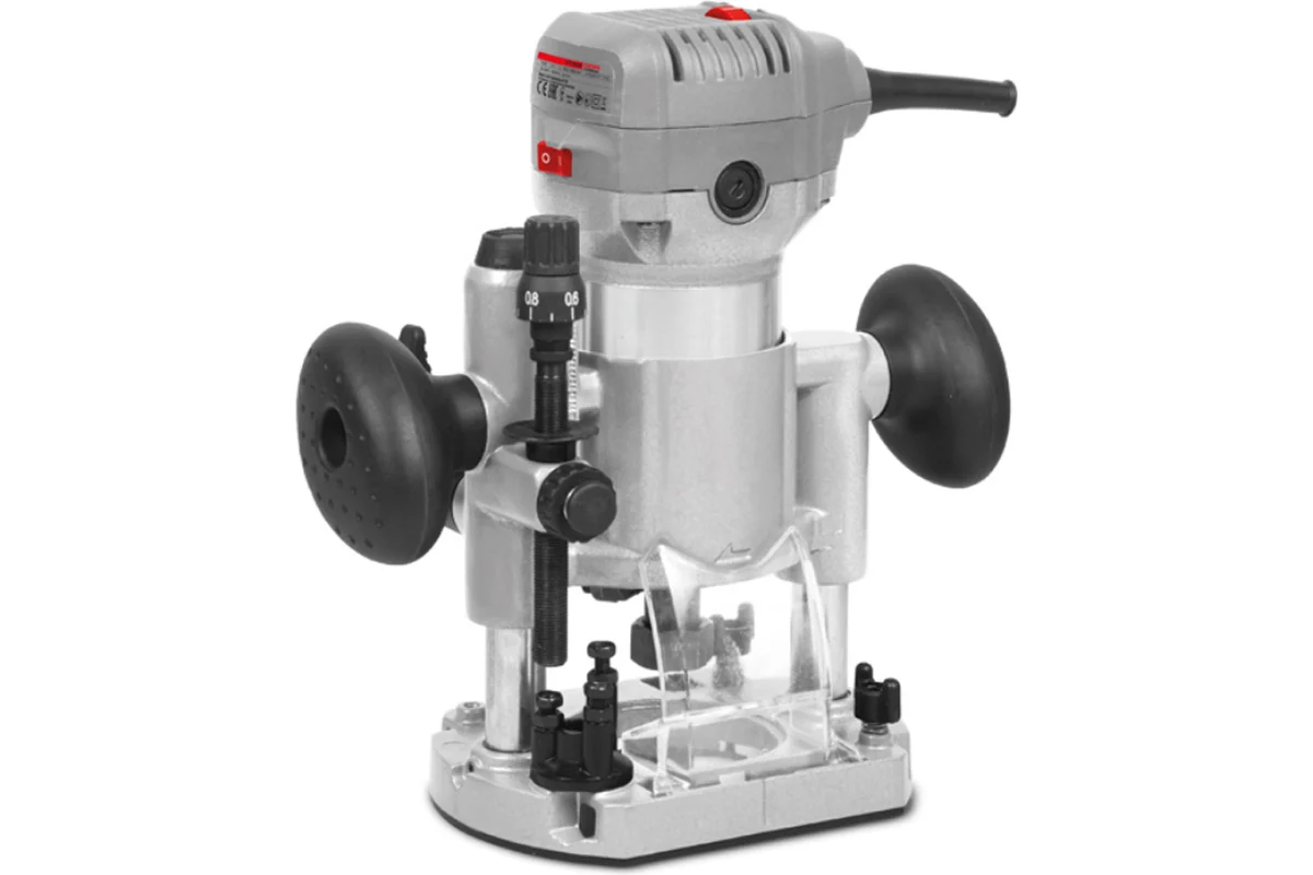 Кромочный фрезер CROWN CT11023, 710Вт, 13000/33000об/мин, цанга 6/8мм