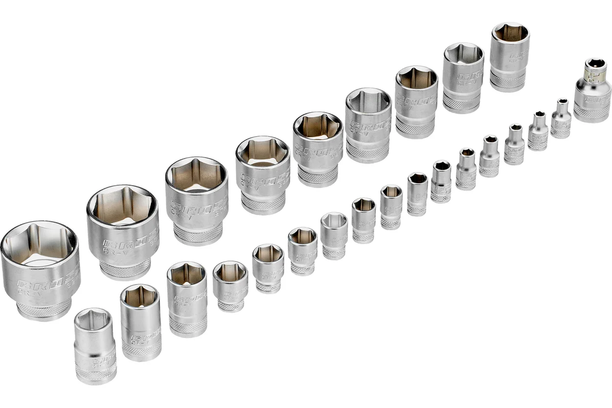 Набор инструментов, 1/4", 1/2", CrV, 120 зубьев, 82 предмета// Gross