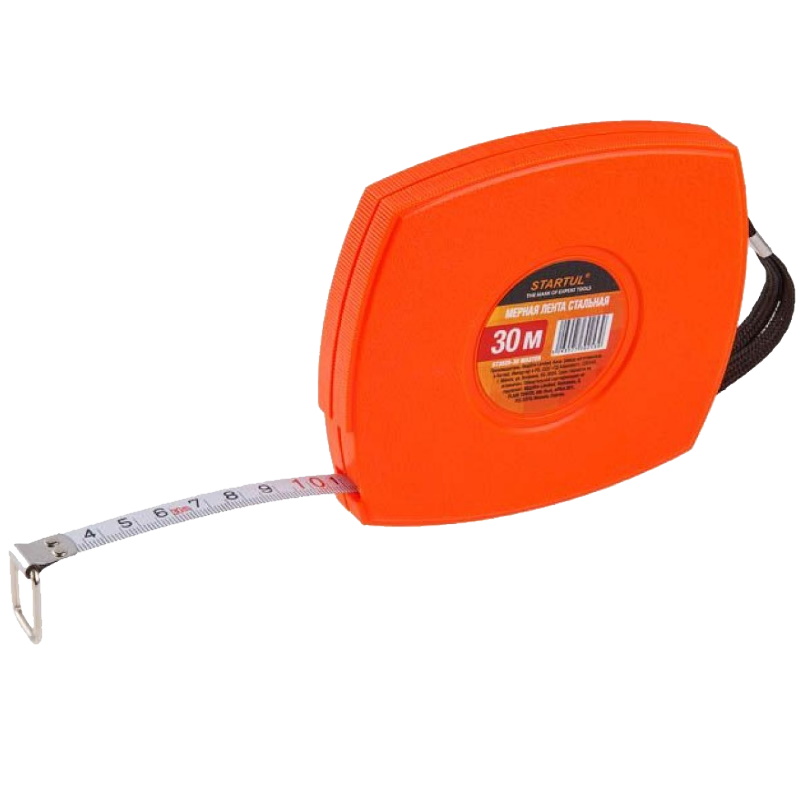 Мерная лента 30м стальн, пласт.корпус  STARTUL (ST3025-30)