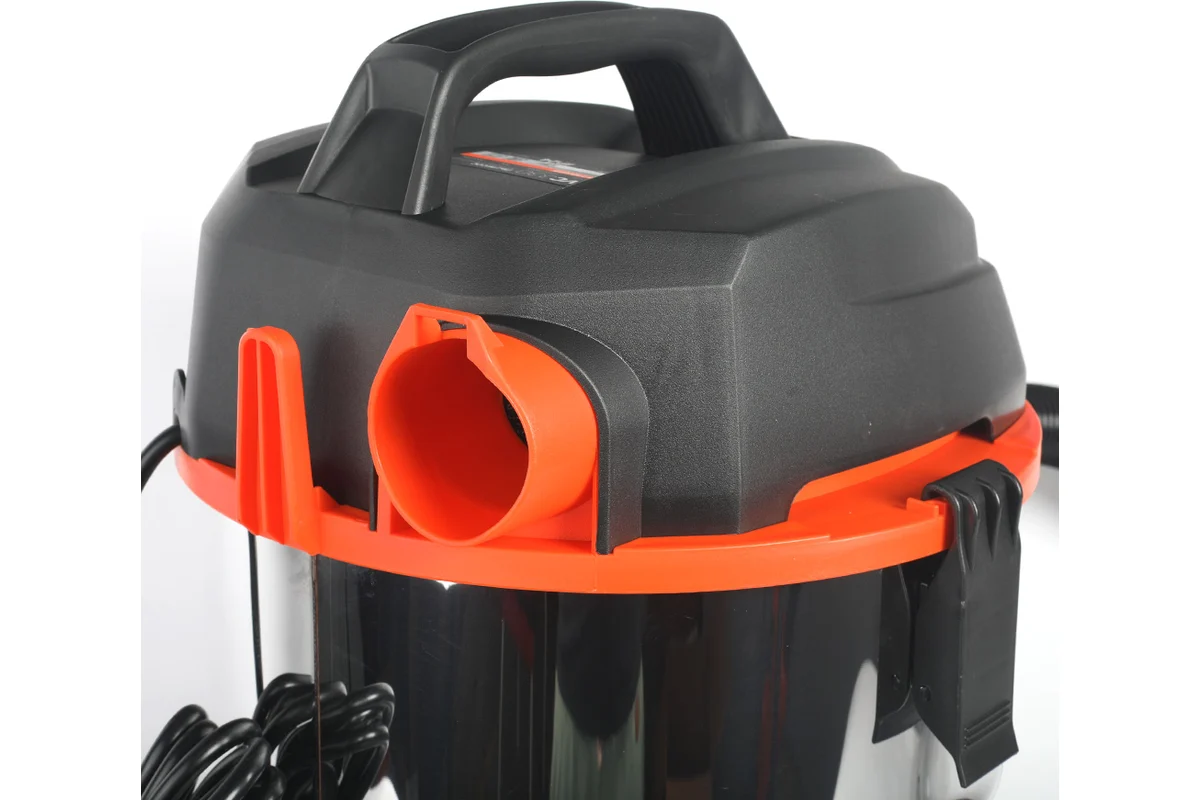 Пылесос промышленный PATRIOT VC 330, нержавеющий бак, HEPA-фильтр, розетка