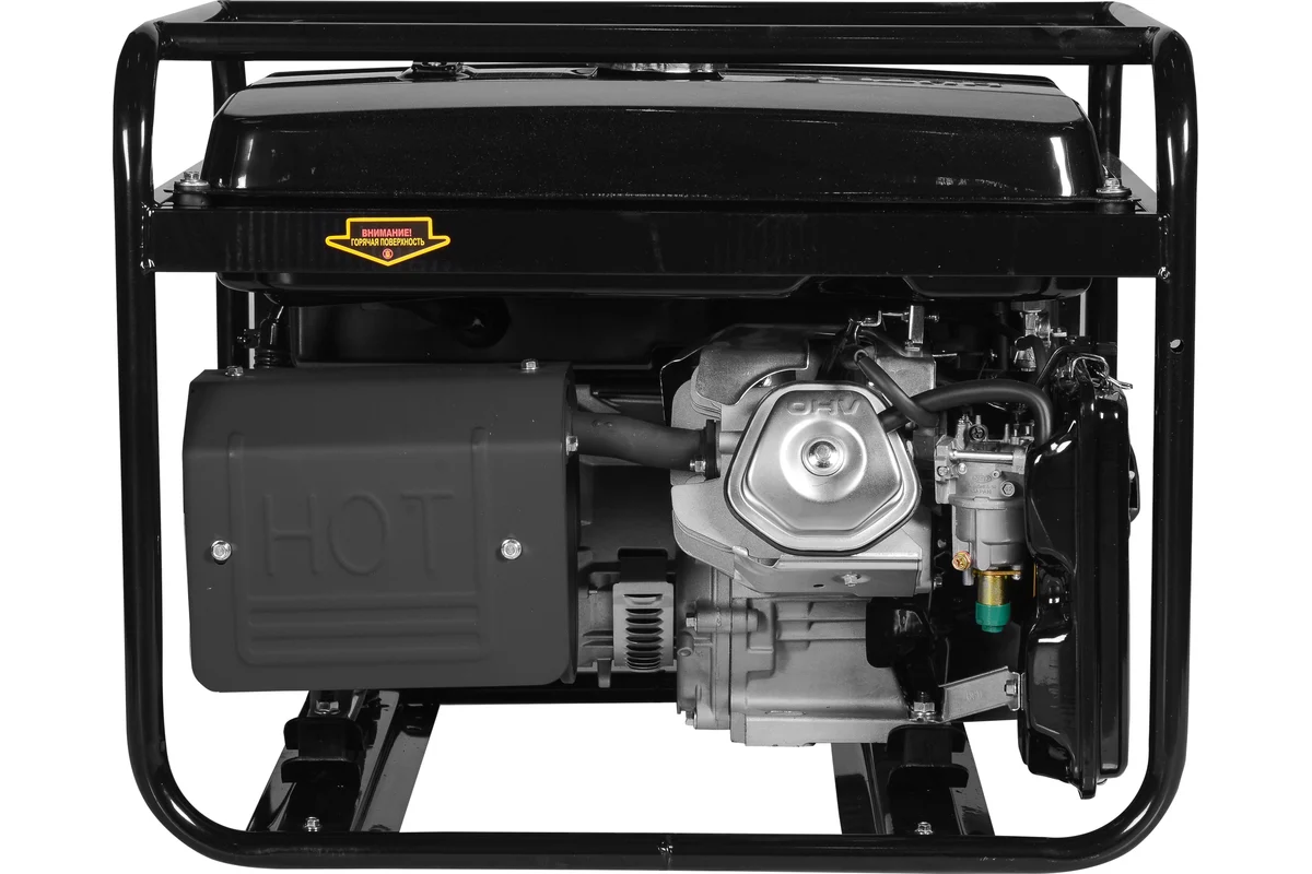 HUTER Бензиновый генератор DY6500L 220 В, 4х тактн., номин.мощность 5,0кВт, бак 22л 