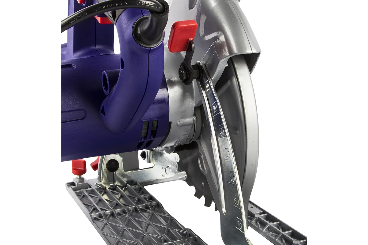 Пила дисковая ПУЛЬСАР ПД 190-1600 1600Вт,190х20мм, 65мм пропил,5кг