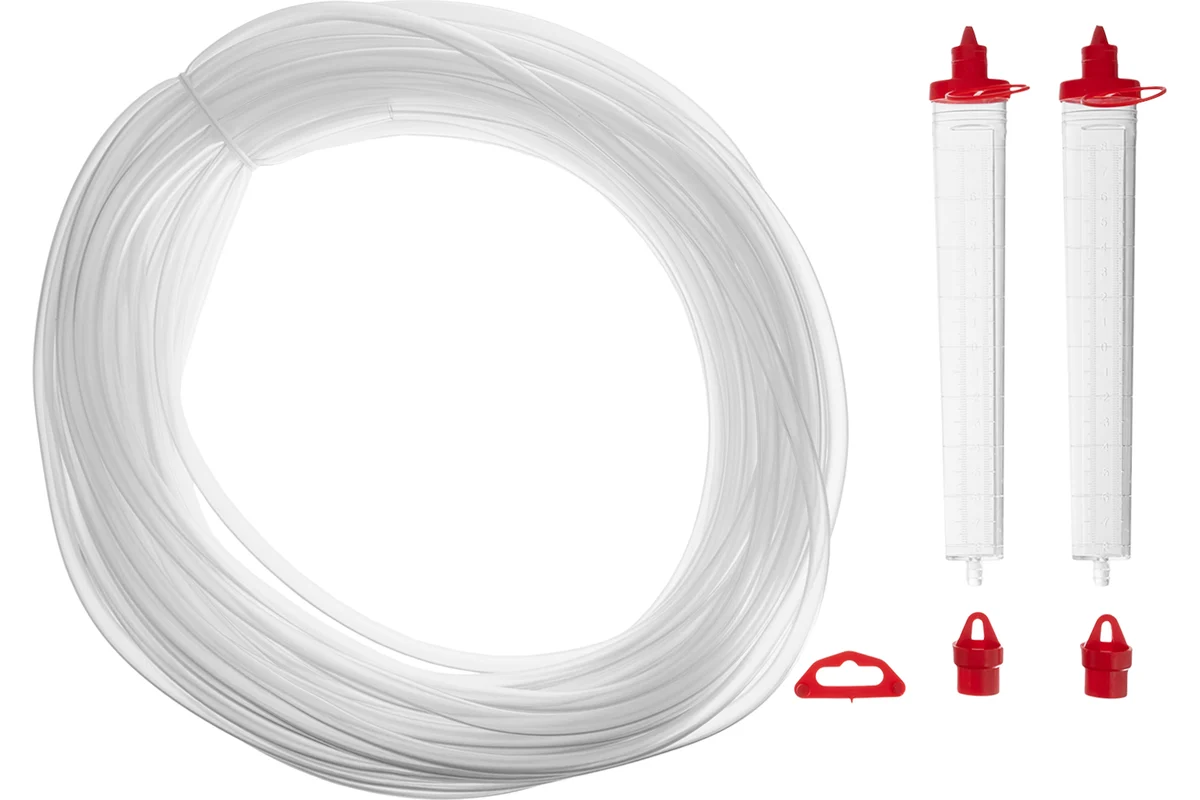 Гидроуровень,удлиненная колба, рельефная градуировка, 25м// Matrix