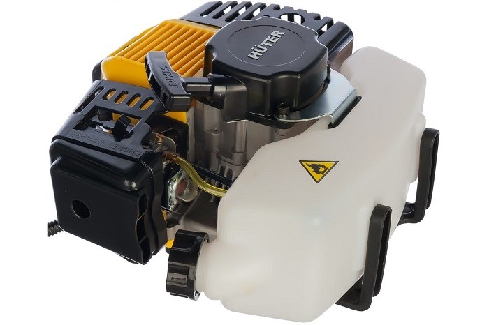 Бензотриммер HUTER GGT-1500S 2х-тактн., 1,5 кВт,2 л/с, прям.разборная штанга, вело-руль, нож/леска