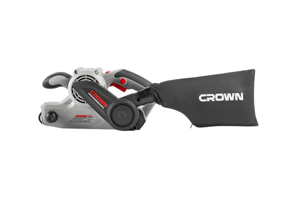Ленточная шлифовальная машина CROWN CT13311, 810 Вт, лента 76х533 мм, 3,8 кг