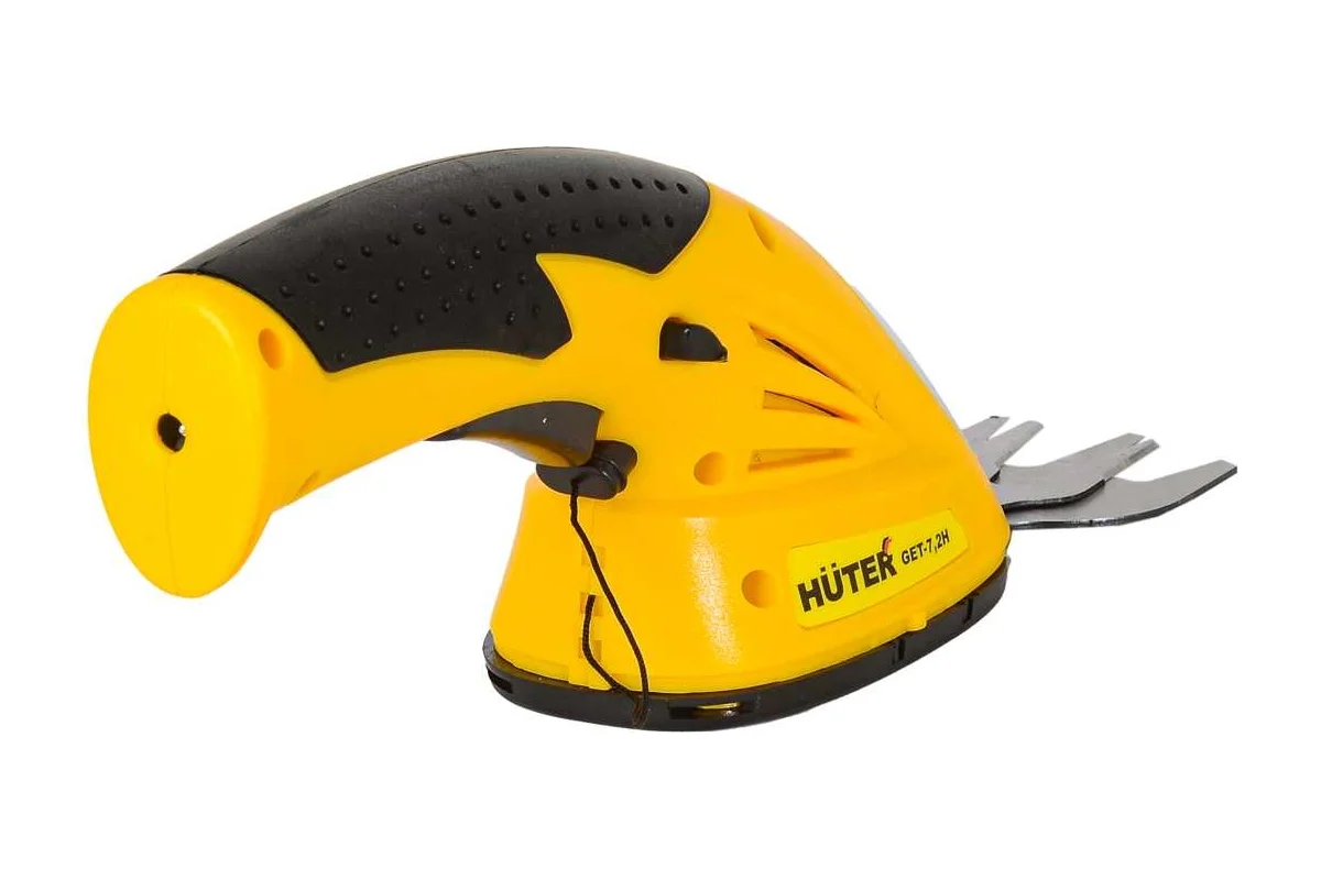 Аккумуляторный электрический триммер-кусторез HUTER GET-7,2H 1100об/мин ф8мм телеск. штанга.