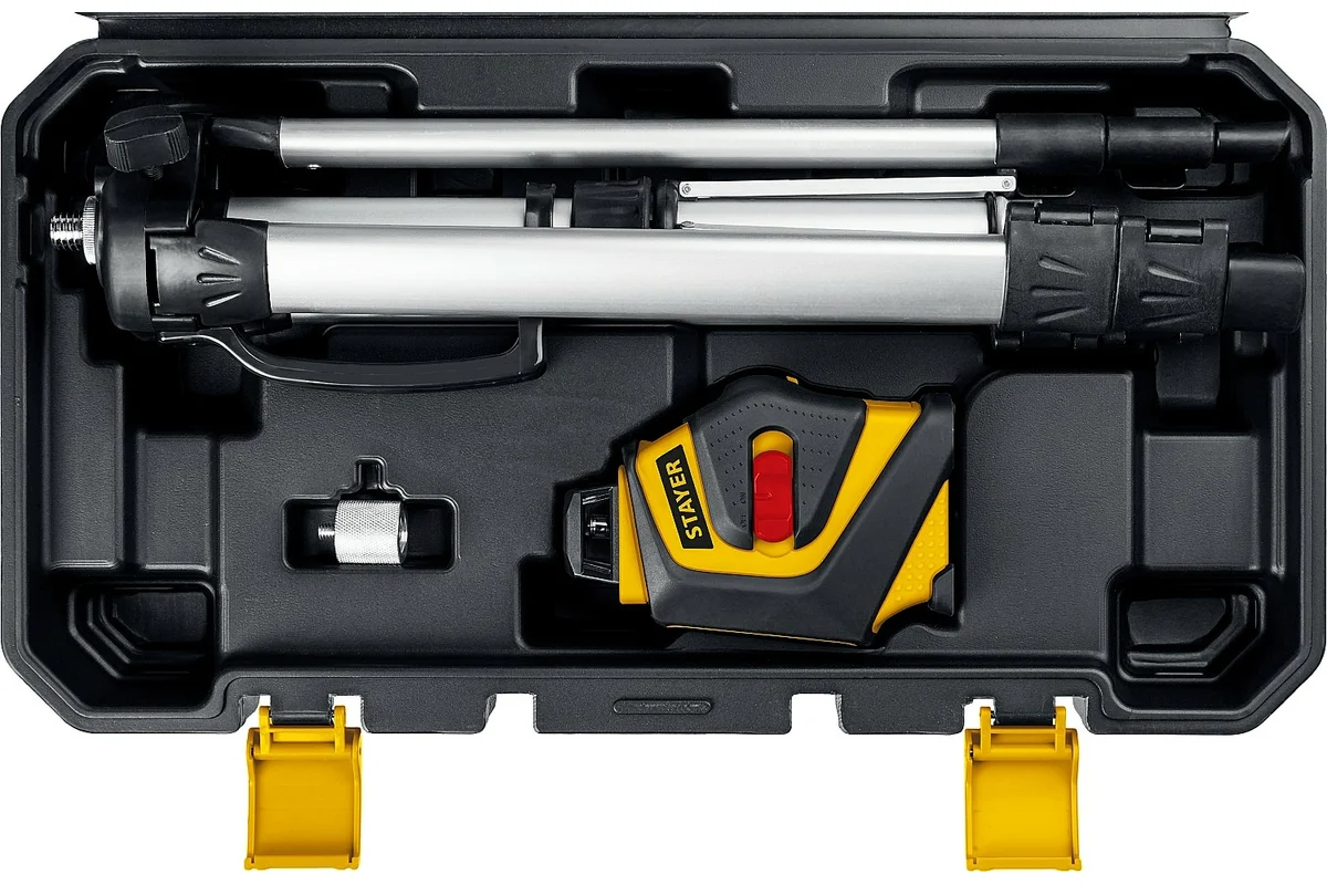 Нивелир лазерный SL360-2, крест+360° дальн.20м, точн. +/-0.3мм, штатив,кейс //ЗУБР