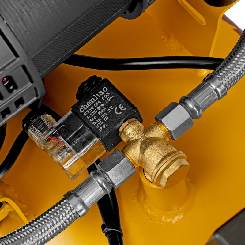 Компрессор безмасл. малошумный DLP-3000/100, 3 кВт, 2х1,5 кВт,100 л, 2850 об/мин,500 л/мин// Denzel