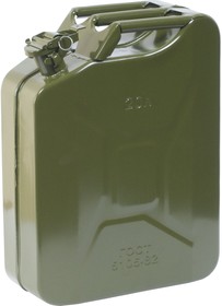 Канистра стальная 20 л, винтовая крышка Beril