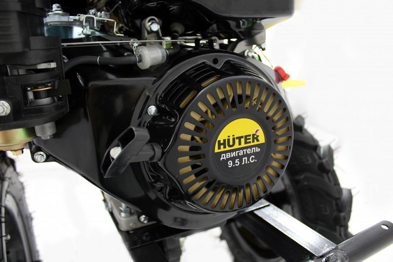 Мотоблок HUTER MK-9500, 9л.с.,4хт.дв.250см3.,бак 6л, ш.обр.115см, 120кг