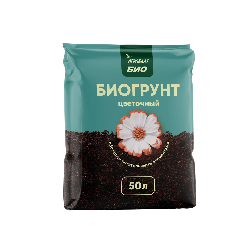 "Агробалт-БИО" Биогрунт Цветочный 50л (39)