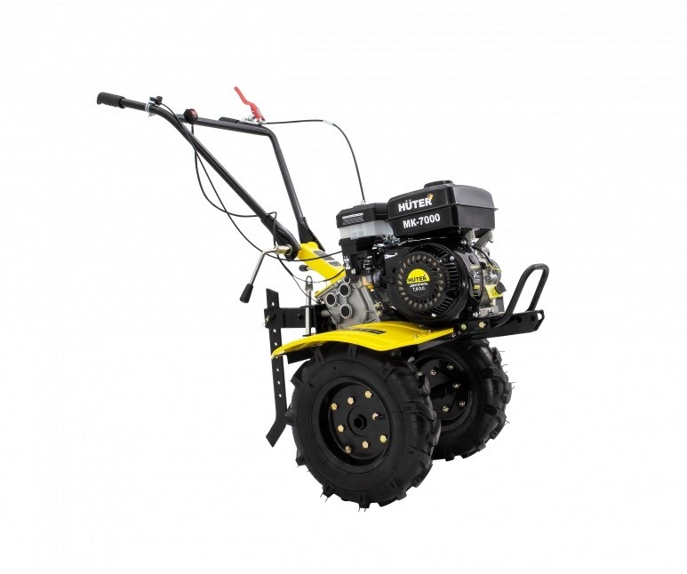 Мотоблок HUTER MK-7000Р, 7л.с.,4хт.дв.208см3.,бак 3,6л, ш.обр.85см, 72кг